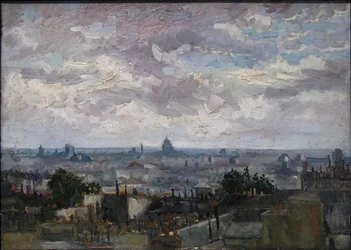 Blick auf die Dächer von Paris